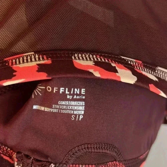 Aerie Offline Goals Plunge Sports Bra Size S - Picture 4 of 4